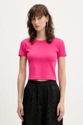 HUGO t-shirt narancssárga, 50512000 - rózsaszín L