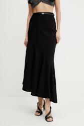 Elisabetta Franchi szoknya fekete, maxi, harang alakú, GO10752E2 - fekete 36