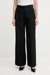 Tommy Hilfiger nadrág vászonkeverékből - fekete 40