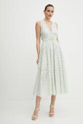 TWINSET pamut ruha zöld, mini, harang alakú, 251TT2360 - zöld 42