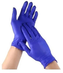 Gumikesztyű nitril púdermentes XS 100 db/doboz Guarder kék (1013XS)