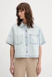 Guess Jeans farmering galléros, relaxed, W5GH0F D5M83 - kék M