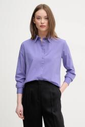 Benetton pamut ing galléros, lila, regular, 5HAXDQ0AX - lila M