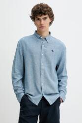 Abercrombie & Fitch len ing legombolt galléros, regular, KI125-5085 - kék XL