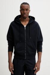 Zadig&Voltaire pamut melegítőfelső sötétkék, sima, kapucnis, JMSS01296 - sötétkék L