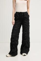 Alpha Industries nadrág Parachute Pants Wmn fekete, magas derekú egyenes, 156022 - fekete S