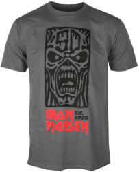 Low Frequency Tricou bărbătesc Iron Maiden - STAMP LOGO - LOW FREQUENCY - IM028TS