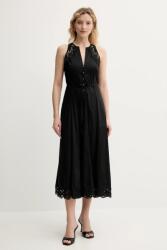 TWINSET ruha fekete, maxi, harang alakú, 251TT2090 - fekete 40