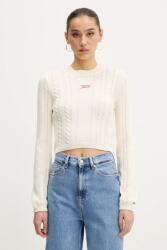 Tommy Hilfiger pamut pulóver bézs, DW0DW20256 - bézs S