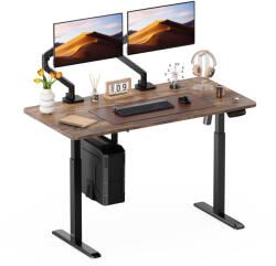 StableDesk Birou reglabil electric StableDesk, 1 motor, Touchscreen, Ridica 80 kg, Ergonomic, 3 Functii de Memorie, Sistem Anti-Coliziune, Timer, Inaltime 73.5-1 (SD-102-NE-R-RB-160x80)
