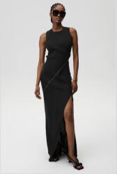 Undress Code vászon ruha Margherita Dress Stitch fekete, maxi, testhezálló, 895 - fekete M