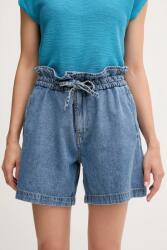 Pepe Jeans farmer rövidnadrág A-LINE SHORT UHW CINCH sima, magas derekú, PL801178 - kék 29