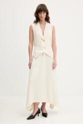 Stine Goya ruha bézs, maxi, harang alakú, SG-SS25-D115-2347 - bézs S