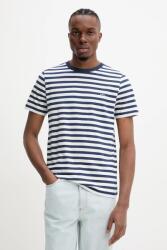 APC A. P. C. pamut póló t-shirt standard apc brode raye sötétkék, mintás, COHBZ. M26419 - sötétkék M