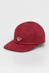 Levi's pamut baseball sapka piros, nyomott mintás, 000AG-0012 - piros Univerzális méret