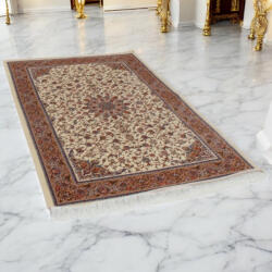 Bakhtar Selyem szőnyeg Reihan cream 120x180 iráni viszkóz selyem szőnyeg (588-120x180-Cream)