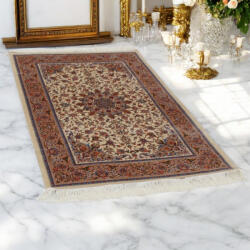 Bakhtar Selyem szőnyeg Reihan cream 100x150 viszkóz selyem perzsa szőnyeg (588-100x150-Cream)