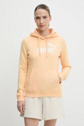 PUMA felső narancssárga, nyomott mintás, kapucnis, 682389 - narancssárga XS