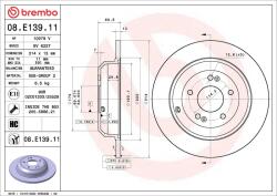 BREMBO féktárcsa BREMBO 08. E139.11 for KIA, HYUNDAI, GENESIS (08.E139.11)