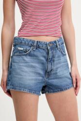 Guess Jeans farmer rövidnadrág sima, magas derekú, W5GD0Y D5O11 - kék 29