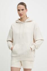 PUMA pamut melegítőfelső bézs, női, sima, kapucnis, 685057 - bézs S