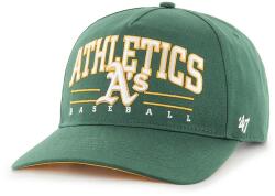 47 brand pamut baseball sapka MLB Oakland Athletics zöld, nyomott mintás, B-RSCOE18GWP-DG - zöld Univerzális méret