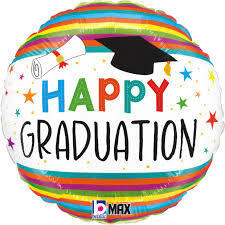 Grabo Ballagási fólia lufi 18" 45cm Happy Graduation (LUFI792967)