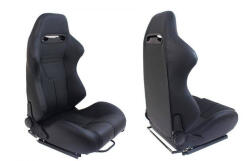 MTUNING Racing seat R-LOOK II PVC Black