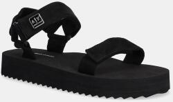 Armani Exchange szandál fekete, platformos, XDP064 XV928 00002 - fekete Női 41