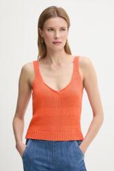 United Colors of Benetton pamut top narancssárga, 1898DH018 - narancssárga L
