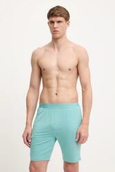 Calvin Klein Underwear rövid pizsama türkiz, férfi, sima, LV00NM2824 - türkiz M