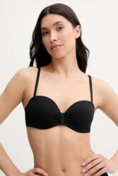 Chantelle bikini felső ICON fekete, enyhén merevített kosaras, C16VNK - fekete 80D