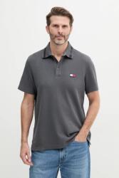 Tommy Jeans pamut póló szürke, sima, DM0DM20917 - szürke M