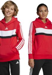 Adidas gyerek felső piros, mintás, kapucnis, JI6212 - piros 128