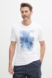 Calvin Klein pamut póló fehér, nyomott mintás, K10K114157 - fehér L