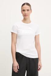 PUMA pamut póló fehér, 631536 - fehér M