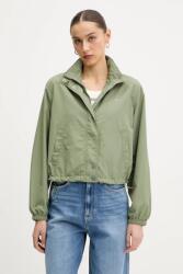 Tommy Jeans rövid kabát zöld, átmeneti, oversize, DW0DW20439 - zöld S