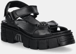 New Rock bőr szandál NOMADA fekete, platformos, M-BIOS130-C2 - fekete Női 41