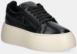 Giuseppe Zanotti bőr sportcipő Alma fekete, RS50009.001 - fekete Női 40