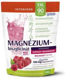 INTERHERB XXL Magnézium-biszglicinát málnaízű italpor 315 g