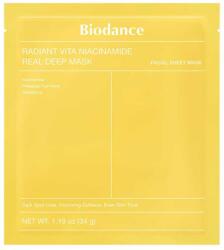 Biodance Radiant Vita Niacinamide Real Deep Mask Masca de fata