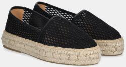 Answear Lab espadrilles fekete, platformos - fekete Női 37