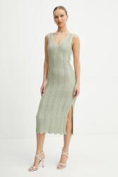 TWINSET ruha zöld, midi, testhezálló, 251TT319A - zöld XL