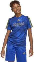 Adidas t-shirt nyomott mintás, JD0499 - kék 128