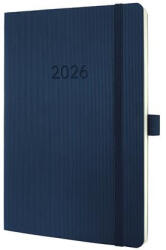 Sigel Naptár, A5, heti, 2026, puha borító, SIGEL "Conceptum", éjkék (C2632) - iroszer24