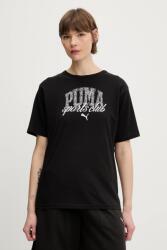 PUMA pamut póló fekete, 685031 - fekete XS