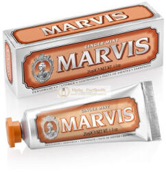 Marvis Gyömbér Menta Fogkrém, 25ml - Utazási Méret Fluoriddal