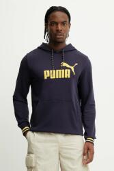 PUMA felső sötétkék, nyomott mintás, kapucnis, 685895 - sötétkék XL