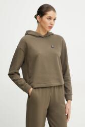 Giorgio Armani felső zöld, női, sima, kapucnis, XW000087 AF10172 - zöld XS