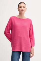 Benetton vászonkeverék pulóver rózsaszín, 115GD10CT - rózsaszín L